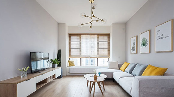 没想到穷装也能这么美，三房设计简洁却很舒服，省钱装修的好办法